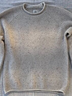 Flint & Tinder Headlands Rollneck Sweater – Men’s L – Recycled Cotton – Huckberr